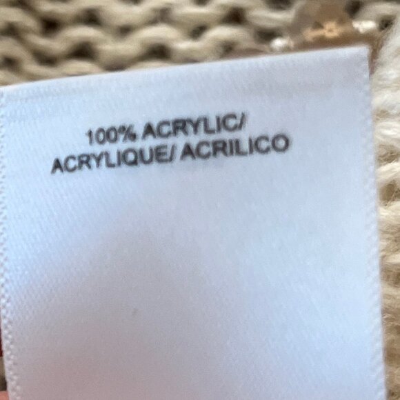 Lucky Brand Soft Cardigan -Ivory - Light Layer - L - Acrylic - VGUC - So Soft! - Picture 9 of 13
